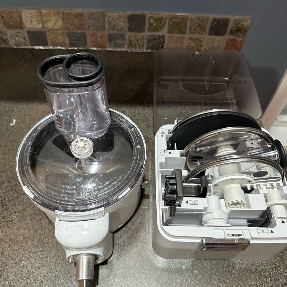 KitchenAid standing mixer attachment food processor